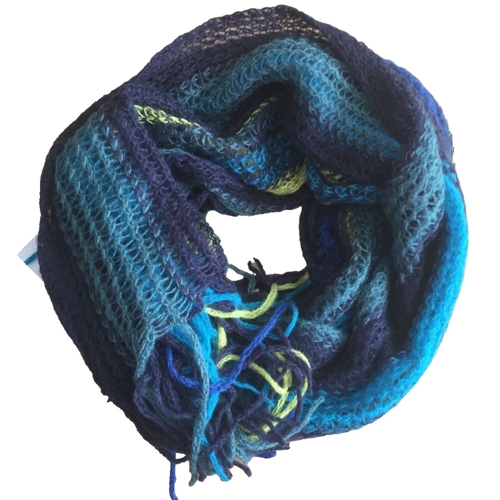 3 For $15 (NWT) Made of Me Women's Multi-Colored Oblong Oversized Scarf OS